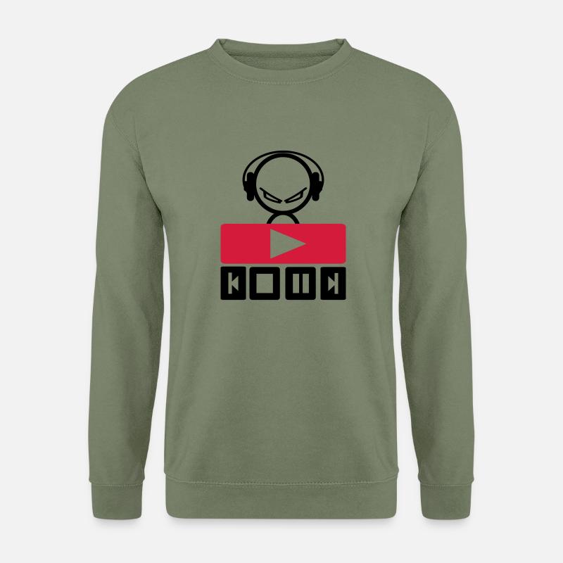 musik - Unisex Pullover - Armeegrün