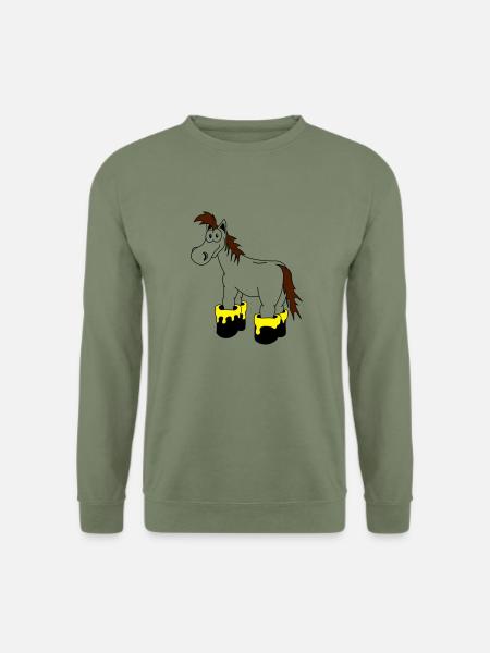 Honigkuchenpferd - Unisex Pullover - Armeegrün
