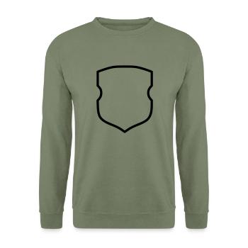 Coat of arms - Unisex Sweatshirt - army green - Front - Alina (178cm) & Michal (187cm)