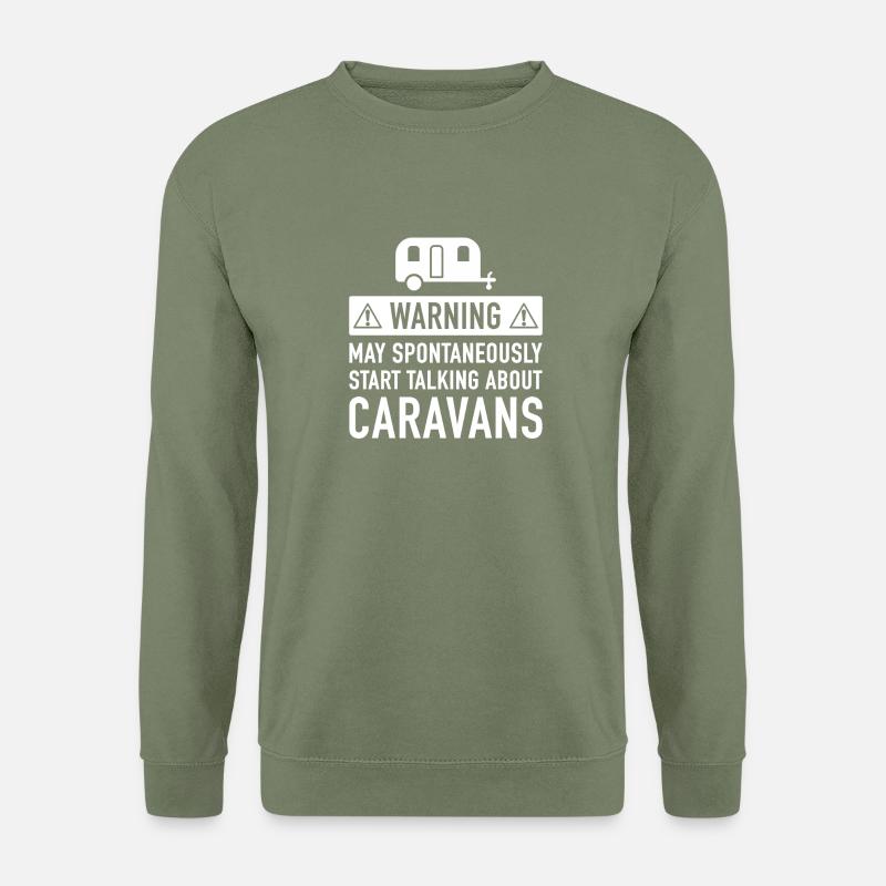 Lustige Caravan-Geschenk-Idee - Unisex Pullover - Armeegrün