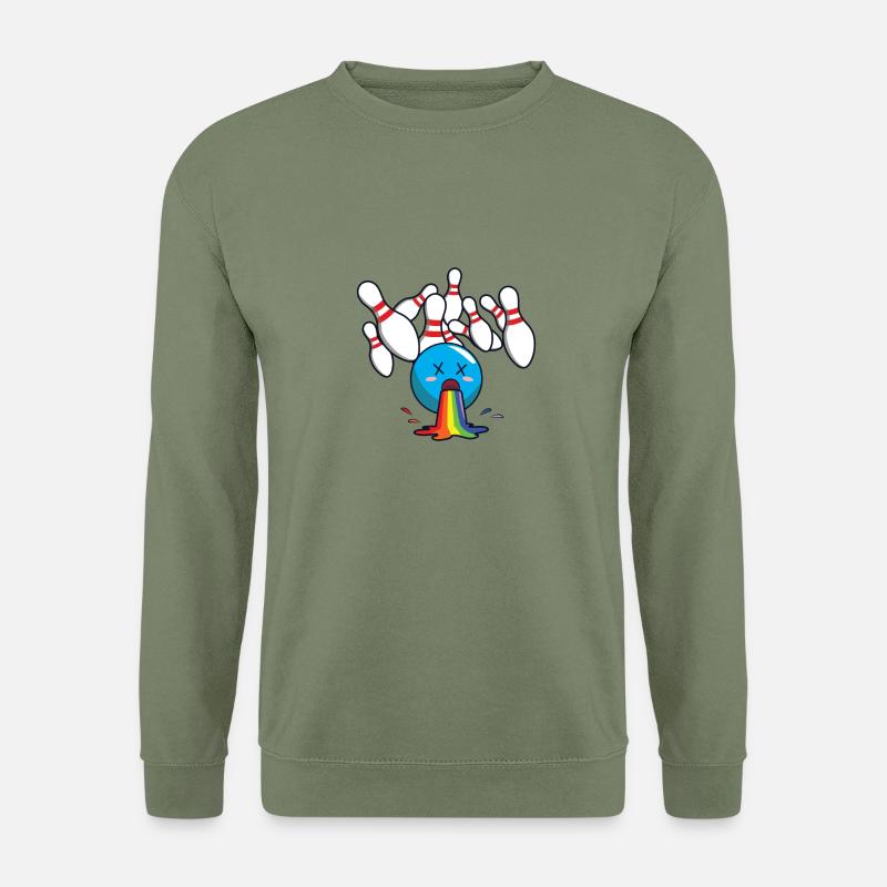 Bowling bowling rainbow - Unisex Sweatshirt - army green