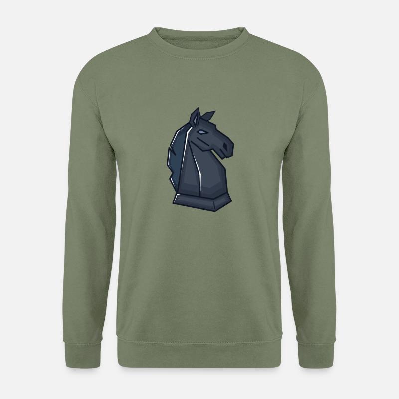 Chess Chess piece Springer - Unisex Sweatshirt - army green