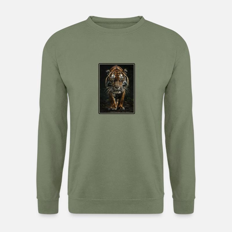 Tiger - Unisex Pullover - Armeegrün