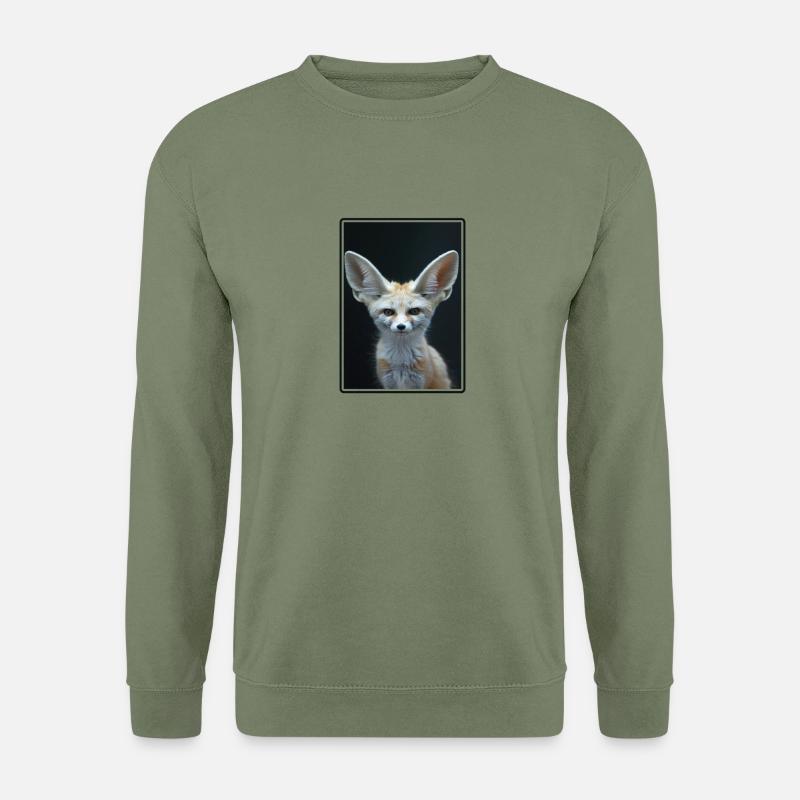 Fennec Fox Fenneks Fennek - Unisex Sweatshirt - army green