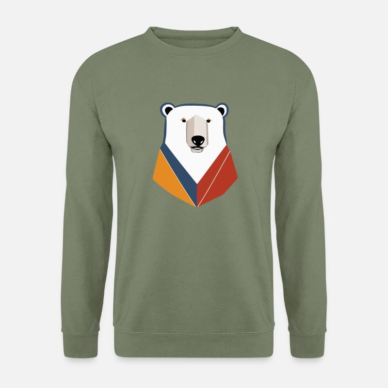 Polar bear - Unisex Sweatshirt - army green