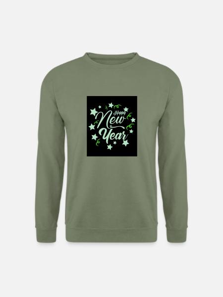 Nouvel An 7 - Sweat-shirt Unisexe - vert militaire