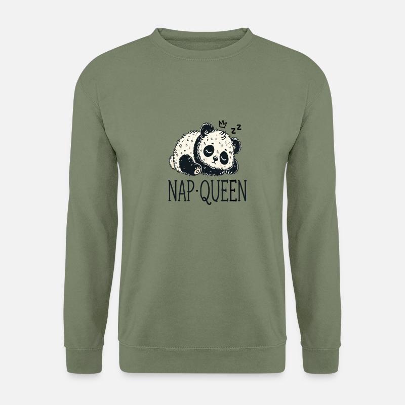 Nap Queen - Unisex Pullover - Armeegrün