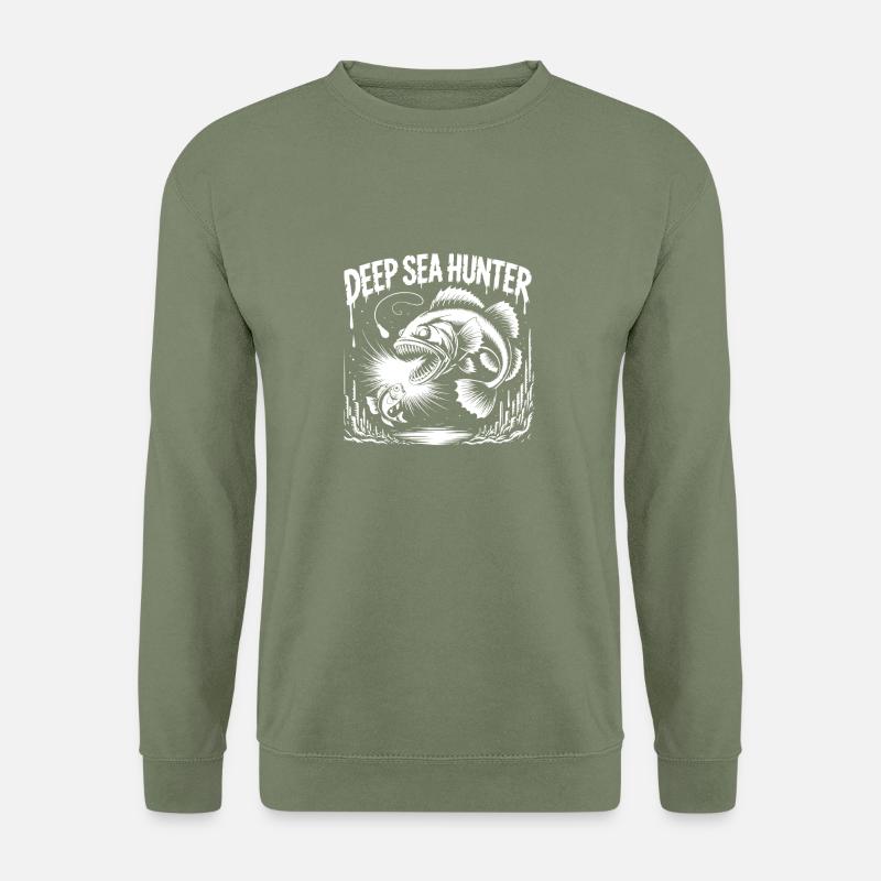 DEEP SEA HUNTER - Unisex Sweatshirt - army green