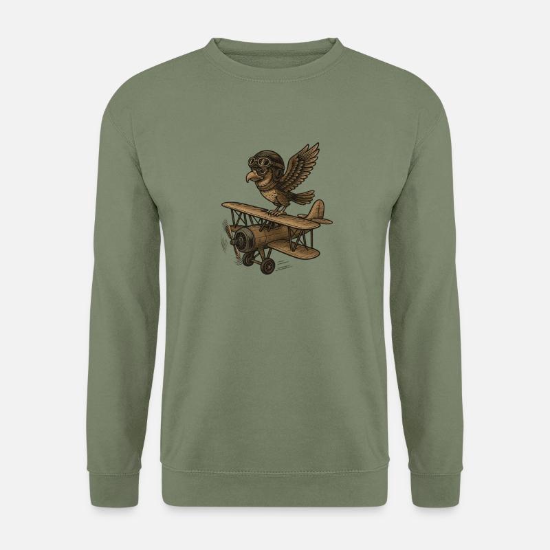 Flugzeugpilot - Unisex Pullover - Armeegrün