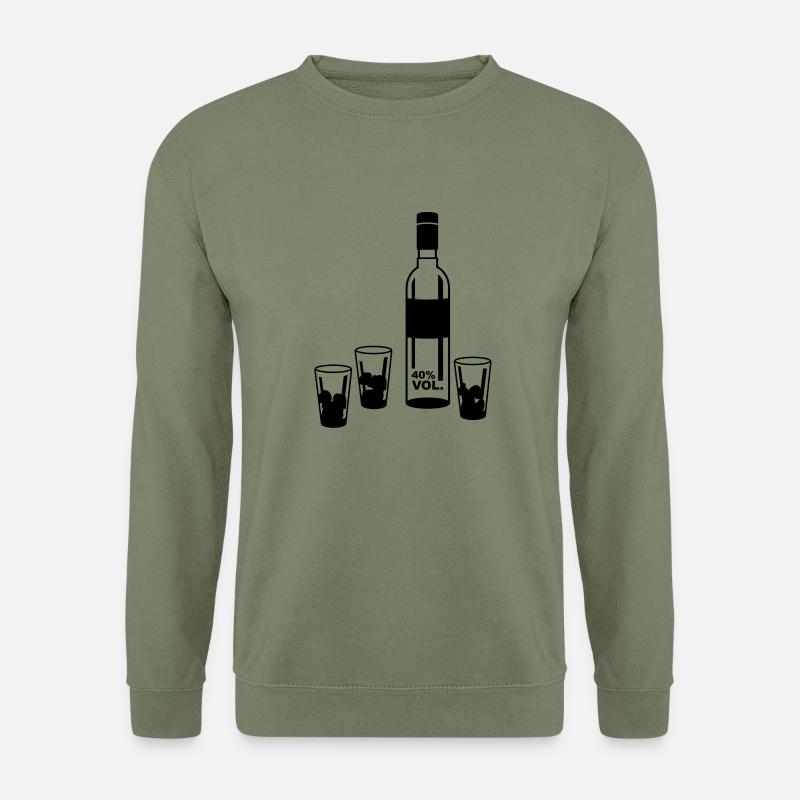 alkohol_f1 - Unisex Pullover - Armeegrün
