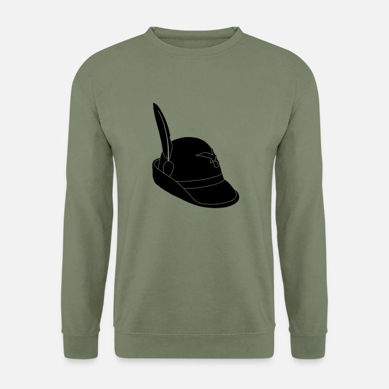 Alpine hat - Unisex Sweatshirt - army green