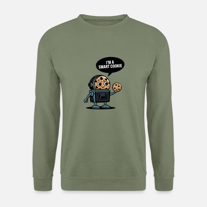 Smart Cookie Bot - Unisex Sweatshirt - army green