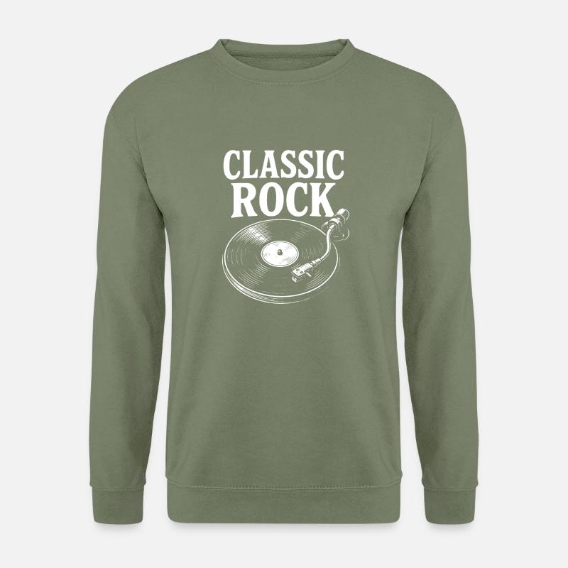 Klassischer Rock - Unisex Pullover - Armeegrün