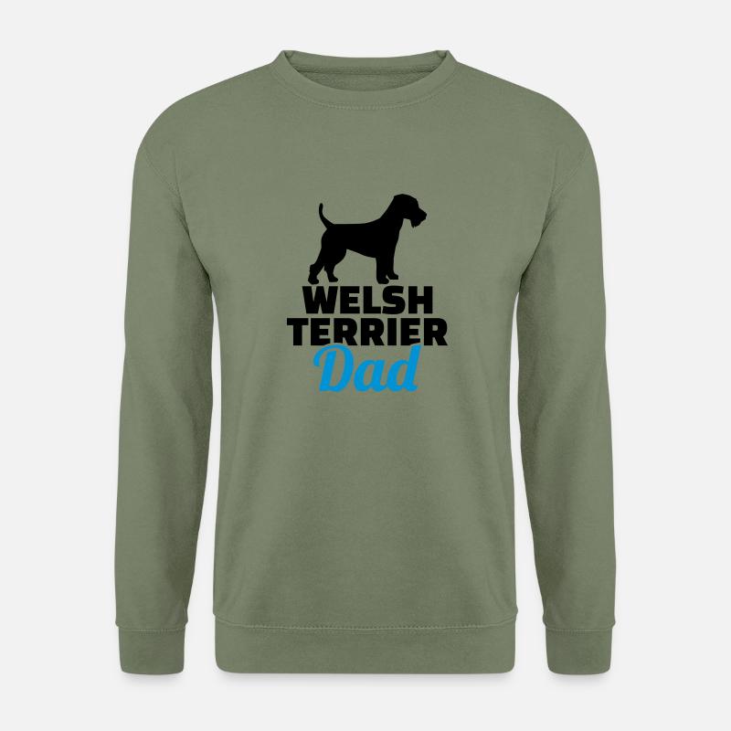 Welsh Terrier - Unisex Pullover - Armeegrün