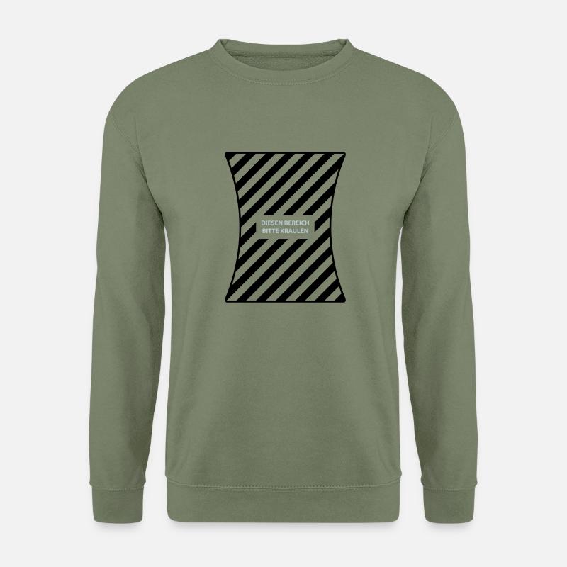 Bitte kraulen - Unisex Pullover - Armeegrün