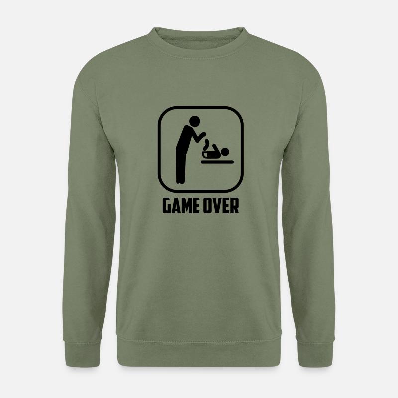 game over - Unisex Pullover - Armeegrün