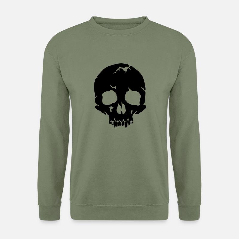 Skull - Unisex Pullover - Armeegrün