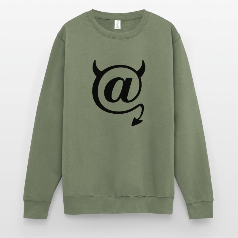 Devil @ Devil Nerd Programmeur de symboles IT Sweat-shirt Unisexe