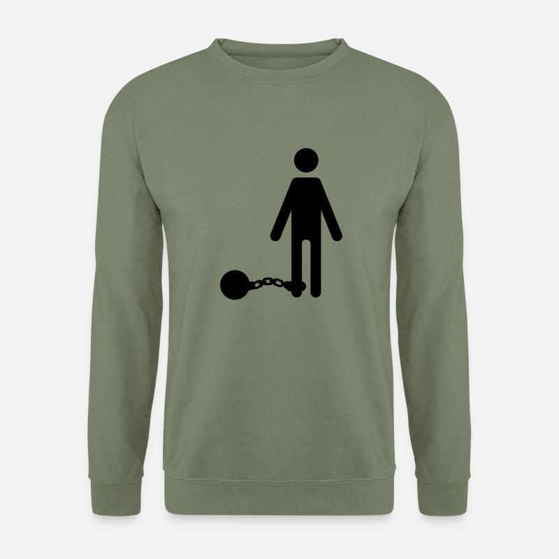 Hochzeit - Unisex Pullover - Armeegrün