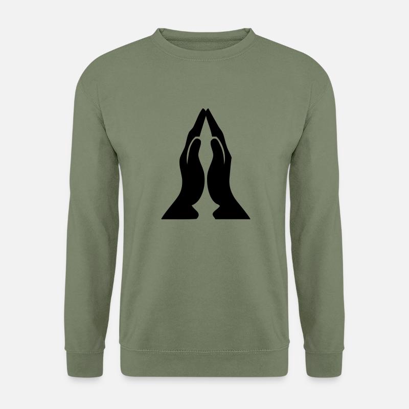 praying_hands_01 - Unisex Sweatshirt - army green