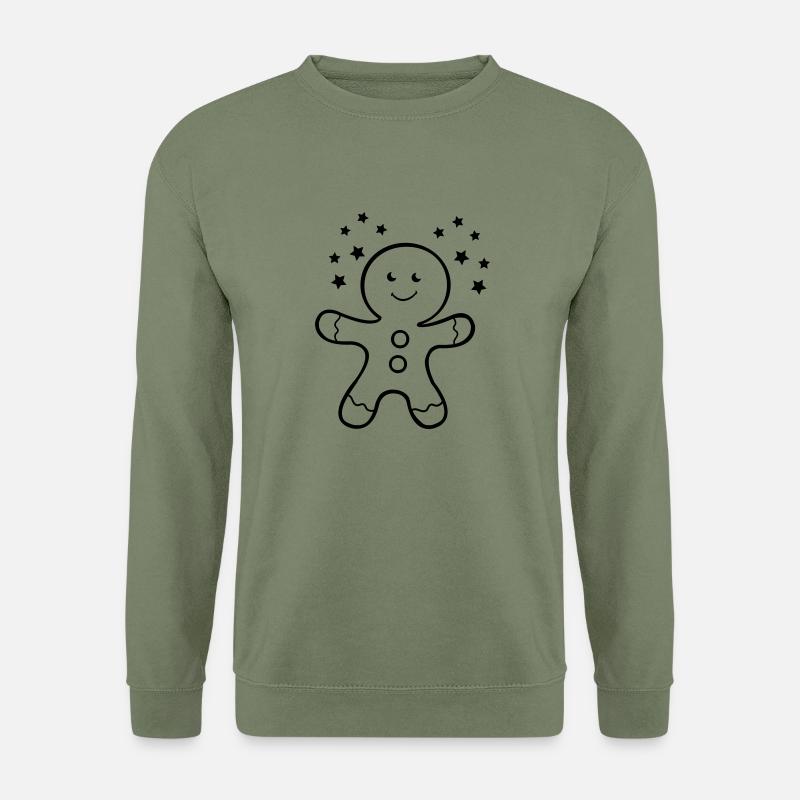 lebkuchenmann - Unisex Pullover - Armeegrün