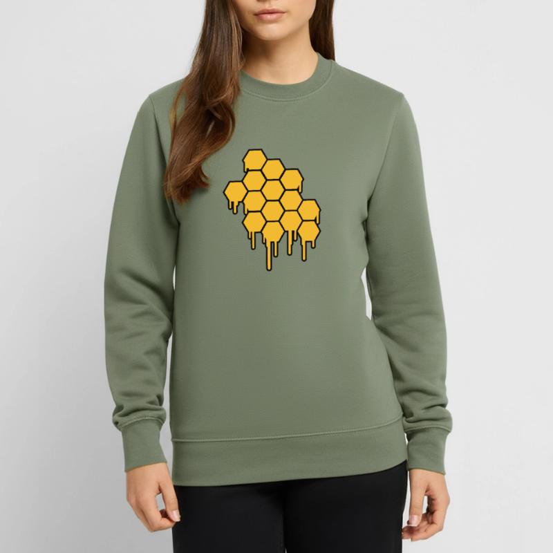 Honeycombs Pattern Unisex Pullover
