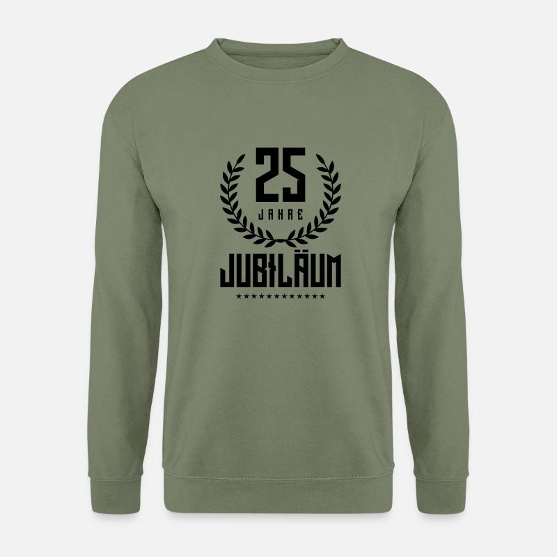 25 jahre jubiläum kranz - Unisex Pullover - Armeegrün