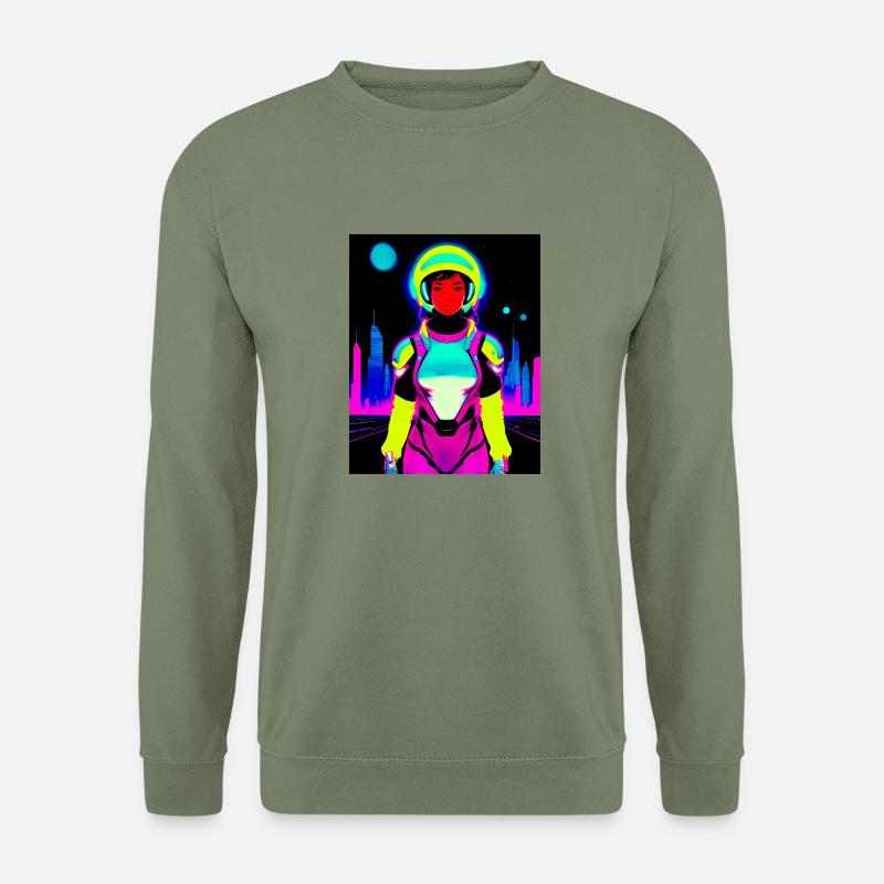 Cosmic Explorer - Unisex Pullover - Armeegrün