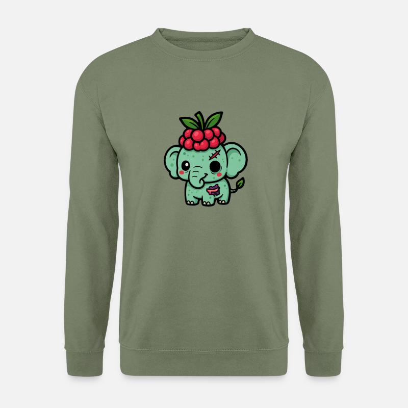 Zombiefant - Unisex Pullover - Armeegrün