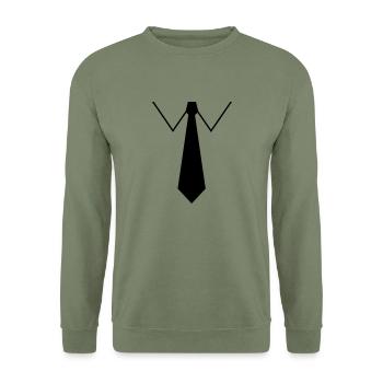 Karneval - Unisex Pullover - Armeegrün - Vorne - Alina (178cm) & Michal (187cm)