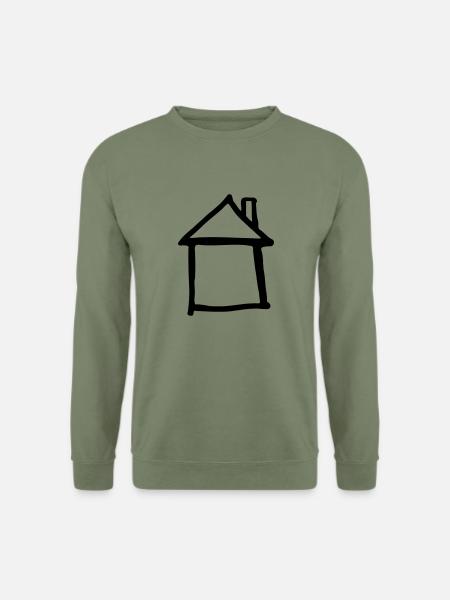 Haus - Unisex Pullover - Armeegrün