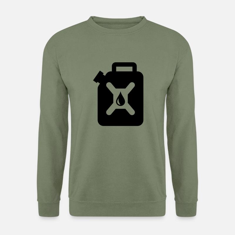 Benzin Kanister - Unisex Pullover - Armeegrün