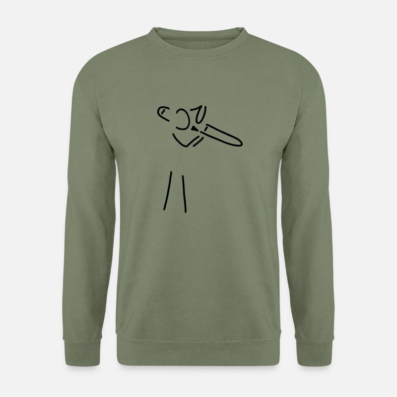posaunist - Unisex Pullover - Armeegrün