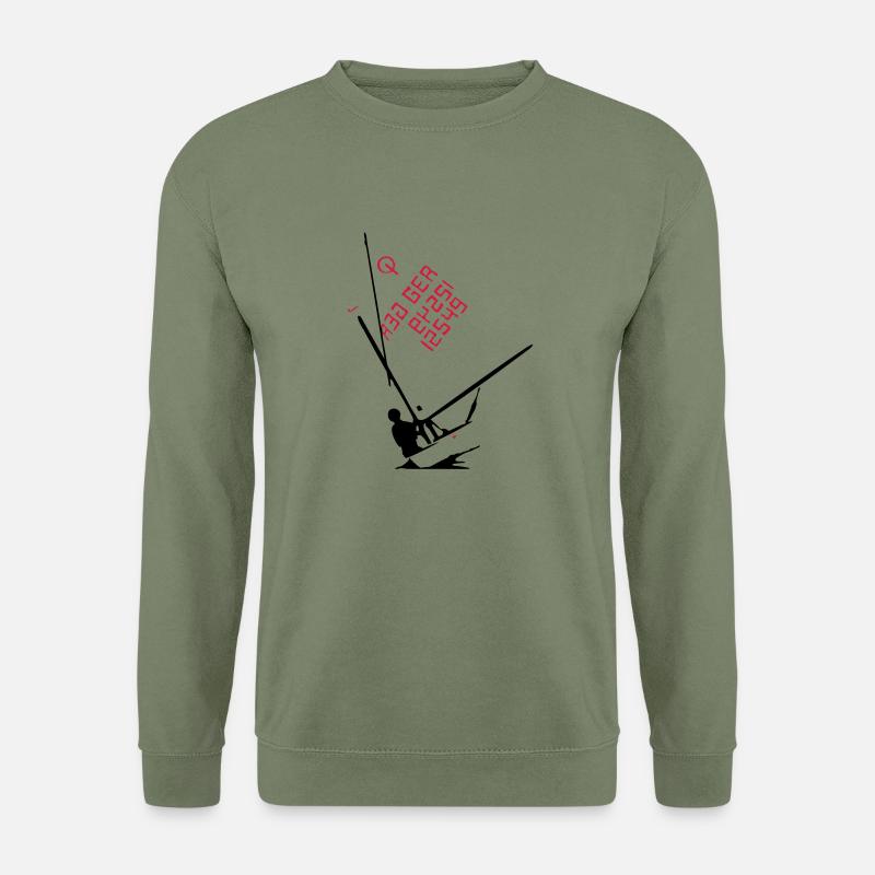 Opti sailing - Unisex Pullover - Armeegrün