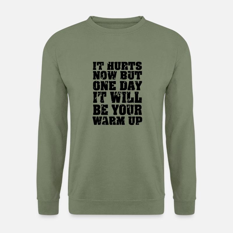 It Hurts Now... - Unisex Pullover - Armeegrün