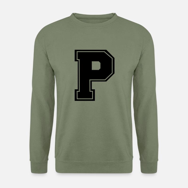p - Unisex Pullover - Armeegrün