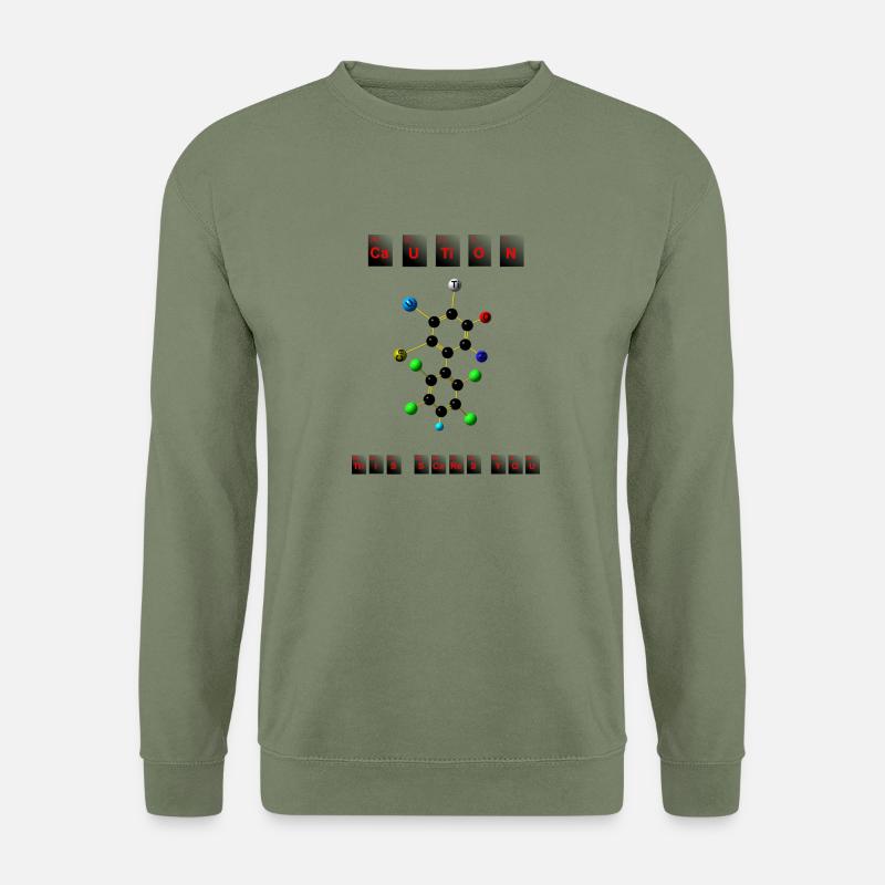 Caution - Unisex Pullover - Armeegrün