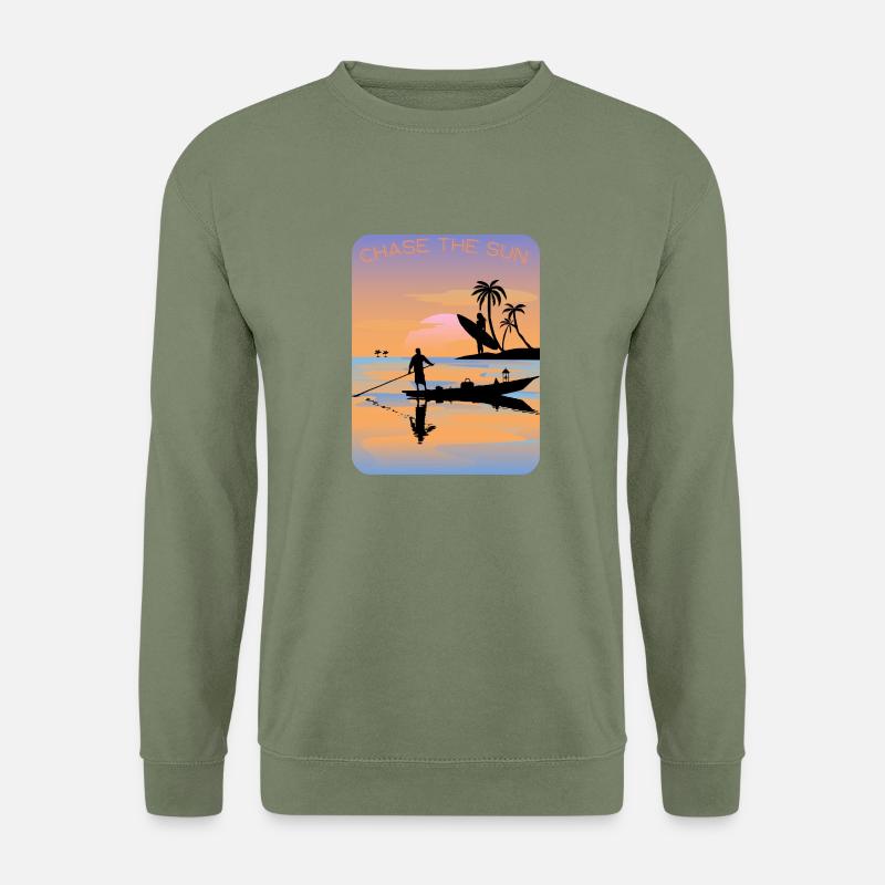 Chase the Sun - Unisex Pullover - Armeegrün