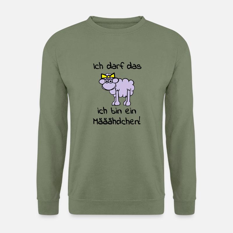 maeaeaehdchen_darf_das_3f - Unisex Pullover - Armeegrün
