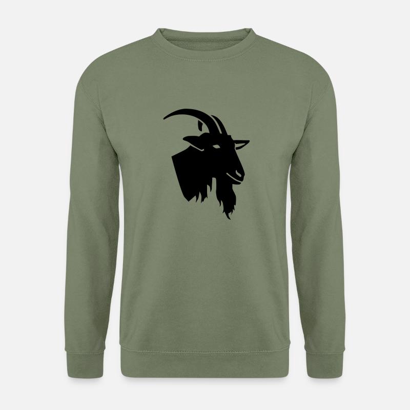 Chèvre - Sweat-shirt Unisexe - vert militaire
