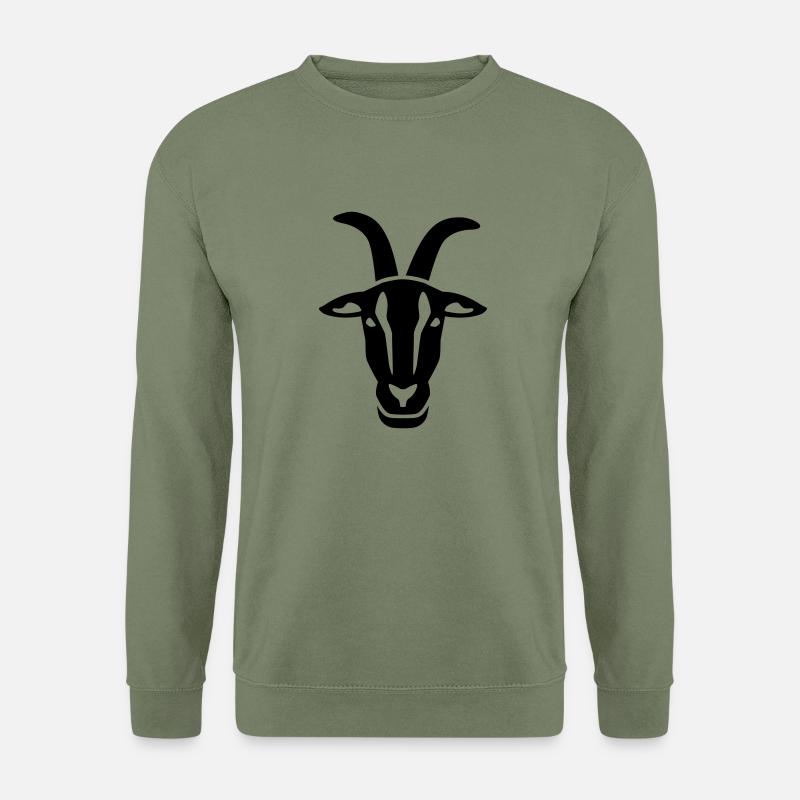 Ziege - Unisex Pullover - Armeegrün