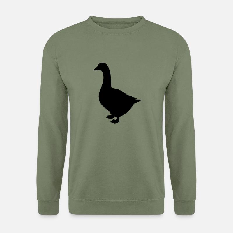 gans ganz anders - Unisex Pullover - Armeegrün