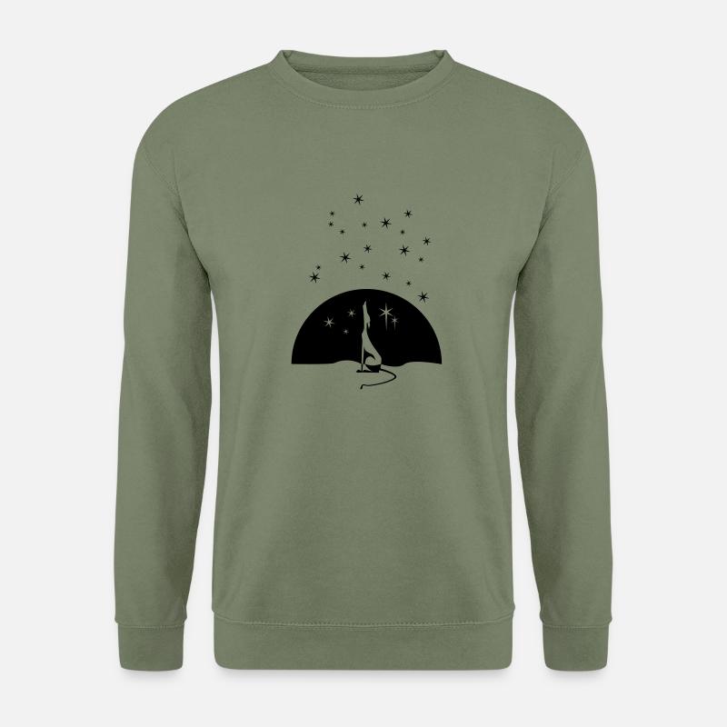 galgo_sterne - Unisex Pullover - Armeegrün