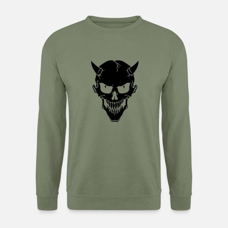 Devil - Unisex Pullover - Armeegrün