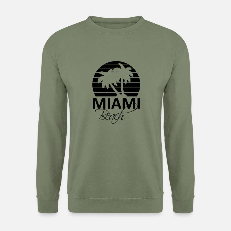 miami beach - Unisex Pullover - Armeegrün