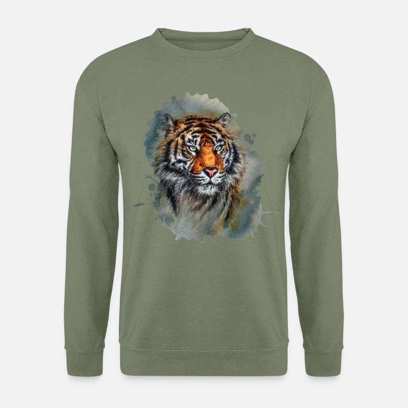 Tiger - Unisex Sweatshirt - army green