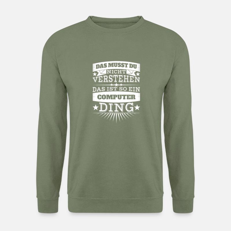 Computer - Unisex Pullover - Armeegrün