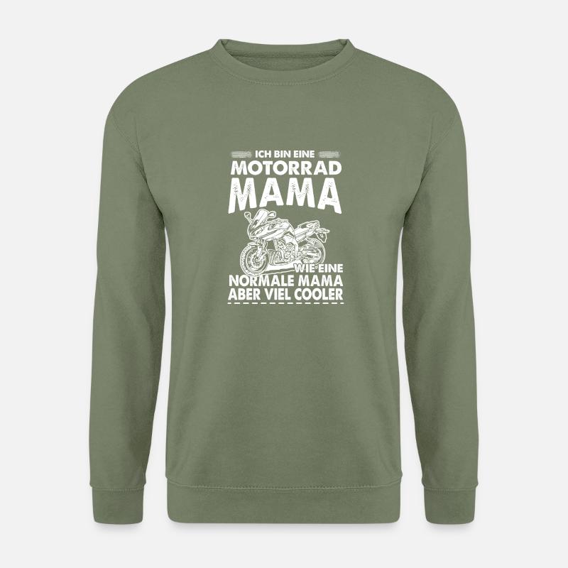 Motorrad Mama - Unisex Pullover - Armeegrün