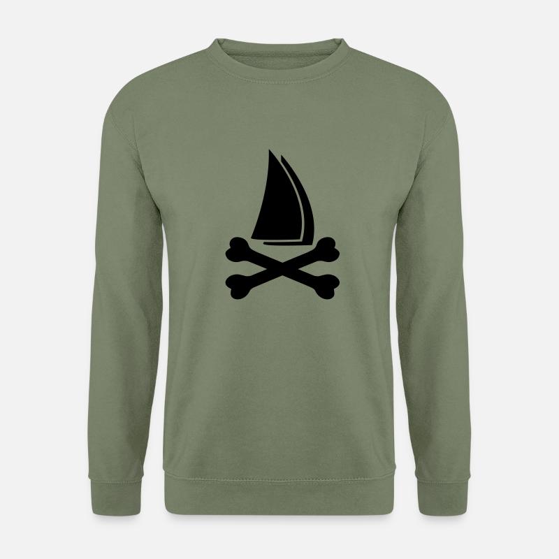 bad sailing - Sweat-shirt Unisexe - vert militaire
