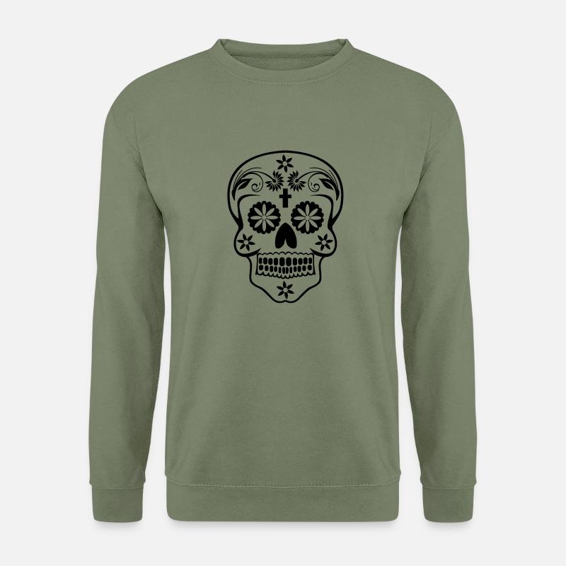 Crâne - Unisex Sweatshirt - army green